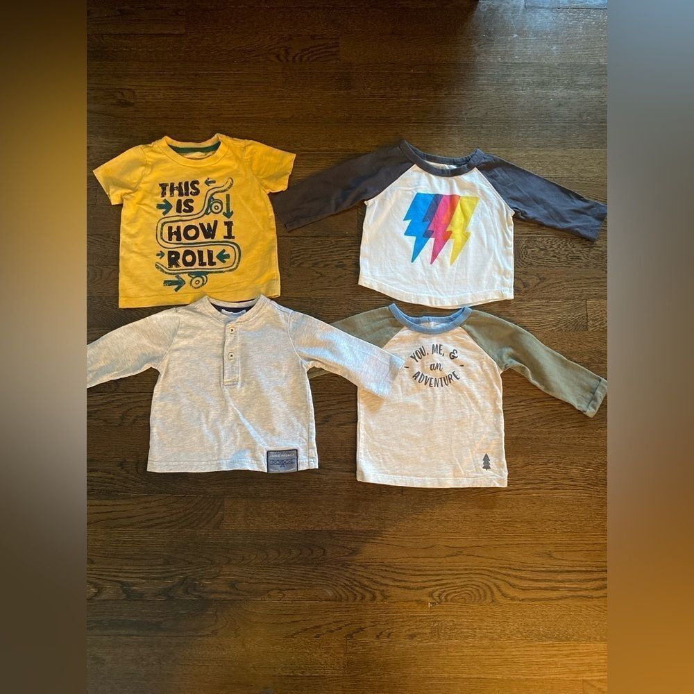 Bundle of Shirts size 6-12 months